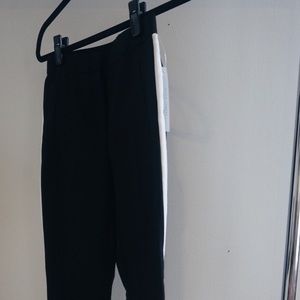 Zara side striped trousers